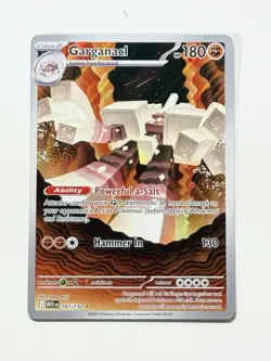 Garganacl 147/132 Full Art Holo Pokemon Me01: Mega Evolution English Near Mint - Image 3