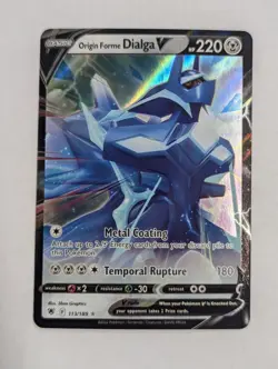 Origin Forme Dialga V 113/189 Swsh10: Astral Radiance Holo Pokemon TCG NM - Image 1