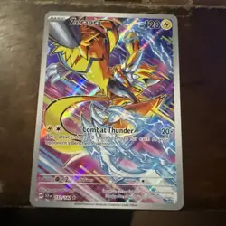Pokemon TCG 2024 Stellar Crown Zeraora Full Art Rare Holo 151/142 English MINT - Image 1