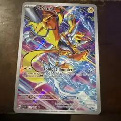 Pokemon TCG 2024 Stellar Crown Zeraora Full Art Rare Holo 151/142 English MINT - Image 2