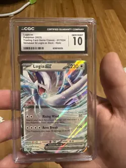 Lugia ex 017/034 CGC 10 Gem Mint – TCG Classic Holo – Pokemon 2023 - Image 1