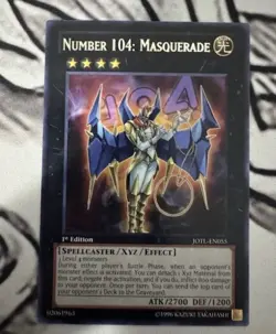 Number 104: Masquerade JOTL-EN055 Rare 1st Edition - Image 1