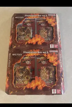 LOT OF 5 - One Piece TCG Illustration Box Vol. 5 BRAND NEW SEALED PRB-02 OP-13 - Image 1