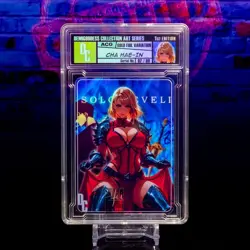 Cha Hae-in Waifu Traiding Card Encased #07/99 Gold Demigoddess Collection SLAB - Image 1