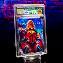 Cha Hae-in Waifu Traiding Card Encased #07/99 Gold Demigoddess Collection SLAB - Image 2