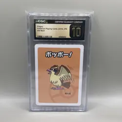 CGC 10 PRISTINE Pidgey Old Maid 2019 Japanese Pokemon Card - Image 1