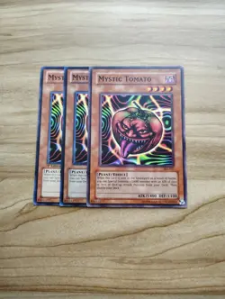 Yu-Gi-Oh! - Mystic Tomato 3X - Complete Playset Of Common Cards - Image 1