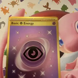 Pokemon TCG Card Psychic Energy 207/165 S&V 151 Gold Hyper Rare Holo - NM - Image 2