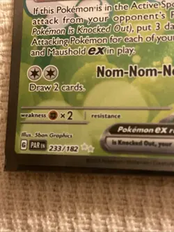 Pokemon Card Lot Holo Full art Rare Maushold ex, Zamazenta V - value $26-$210 - Image 3