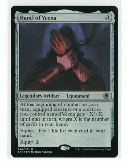MTG Forgotten Realms Hand of Vecna (Foil) NM - Image 1
