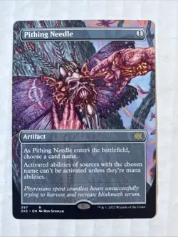 1x Pithing Needle - Foil - Borderless Light Play MTG Magic - Kid Icarus - - Image 1