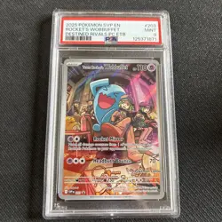 Team Rocket's Wobbuffet SVP 203 Pokemon Center Stamped Promo - PSA 9 MINT - Image 1