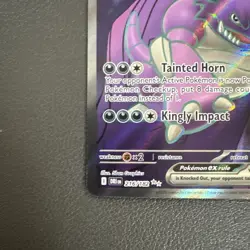 Pokemon Team Rockets Nidoking EX 216/182 Destined Rivals Ultra Rare Full Art NM - Image 2