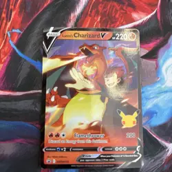 Pokemon TCG Lance's Charizard V SWSH133 Promo Celebrations - Image 1