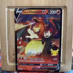 Pokemon TCG Lance's Charizard V SWSH133 Promo Celebrations - Image 3