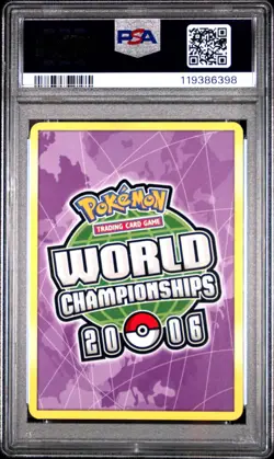 2006 POKEMON WORLD CHAMPIONSHIPS PROMO MEWTRICK #88 MEW EX PSA 9 - Image 2