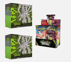 Perfect Order 2x Pokemon Center ETB & 1xBooster Box PRESALE-ships by March 30th - Image 1