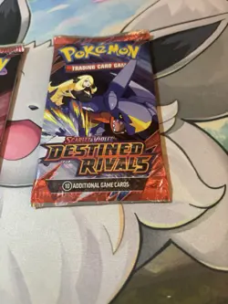 Pokemon Scarlet & Violet Destined Rivals Booster (3) Packs Lot - Image 2