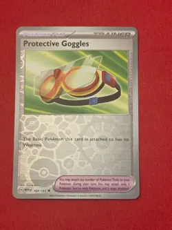 Protective Goggles 164/165 Uncommon 151 Pokemon Reverse Holo Near Mint - Image 1