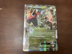JUMBO Pokemon Tyrantrum EX XY70 Jumbo Promo Holo Dragon 180 HP English - Image 1