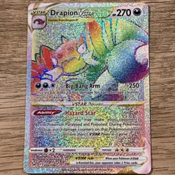 Drapion VSTAR 200/196 Rainbow Secret Rare Lost Origin 2022 Pokemon TCG Near Mint - Image 1