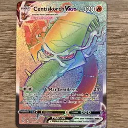 Centiskorch VMAX Darkness Ablaze Holo Rainbow Secret Rare Pokemon 191/189 - Image 1