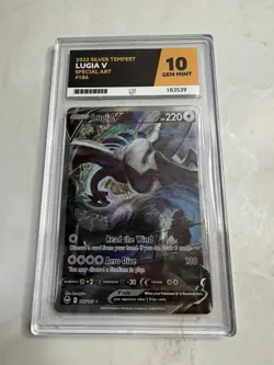 Ace 10 Lugia V 186/195 Silver Tempest Alt Art ⭐PERFECT SUB GRADES⭐ Pokemon TCG - Image 1