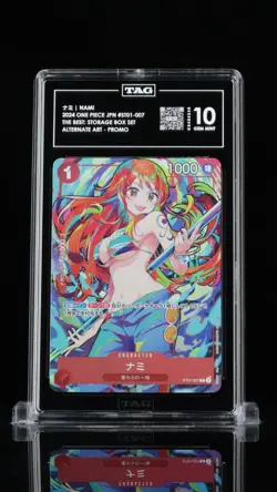 [TAG 10] Nami ST01-007 R 2024 ONE PIECE THE BEST Storage Box Set Japanese - Image 1