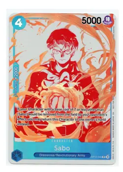 Sabo 3rd Anniversary Treasure Campaign Pack OP10-049 R One Piece English LP - Image 1