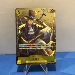 One Piece CCG Sabo P-073 OP English Tin Pack Set Vol 2 Promo Card - Image 1