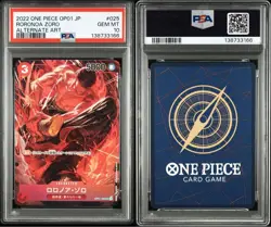 Egawa Akira One Piece PSA10 Trading Card Zoro Luffy Sanji Rare Flagship - Image 4