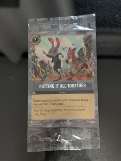 Lorcana Putting It All Together Disney Zootopia 2 Movie Promo Card - SEALED - Image 1