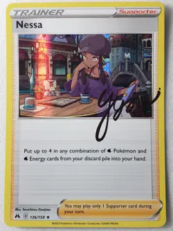 HOLO Nessa 136/159 NM / M - Crown Zenith Pokemon Card - $2 Combined Shipping - Image 1