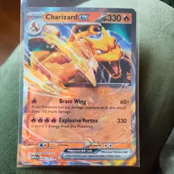 Pokemon Card Charizard ex 006/165 Double Rare Scarlet & Violet 151 Near Mint - Image 1