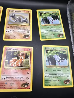 Pokemon TCG 6 Card Pokemon Brocks Gym Challenge/Heroes Lot - Image 3