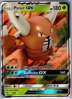 Pinsir GX 6/68 Hidden Fates - Pokemon Card - NM - Image 1