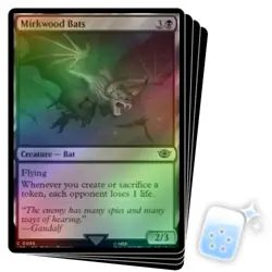 FOIL MIRKWOOD BATS X4 The Lord Of The Rings Magic MTG MINT CARD - Image 1