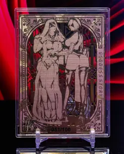 A2 2B NieR:Automata Serial #/100 Waifu Gold Premium Metal Card Anime CP Rare - Image 2