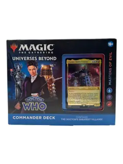 Magic The Gathering Doctor Who Master of Evil Commander Deck (SEALED) 195166228815 - Image 1