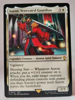 Auron, Venerated Guardian - FIC 0010 NM - MTG Magic - Image 1