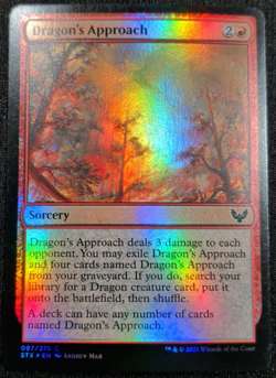 Dragon's Approach* | Strixhaven: School of Mages STX 97 | NM | MTG foil - Image 1