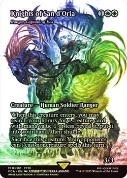 Knights of San d'Oria - Ranger-Captain of Eos - Showcase FOIL - FF MTG - Image 1