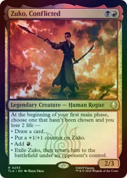 1 x Zuko, Conflicted - Foil - Avatar: The Last Airbender - LP - MTG - Image 1