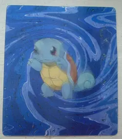 SQUIRTLE / WARTORTLE 3D POKEMON KELLOGGS CARD 2000 - Image 1