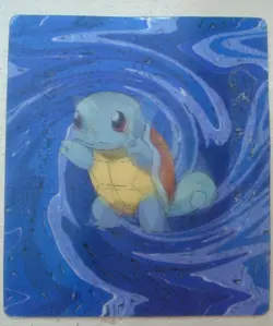 SQUIRTLE / WARTORTLE 3D POKEMON KELLOGGS CARD 2000 - Image 3