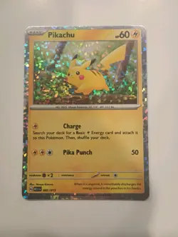Pokemon TCG Mcdonalds 2024 Pikachu 002/015 Holo Promo - Image 1
