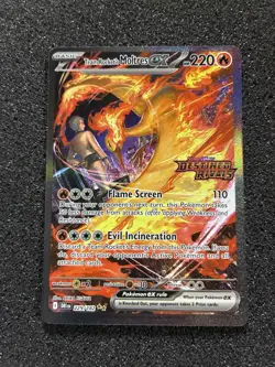 Team Rocket’s Moltres ex 229/182 SIR Destined Rivals Pokemon Scarlet Violet 🔥 - Image 3