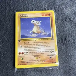 Cubone 50/64 LP Pokemon Cards Jungle 1st Edition Rare NM - Image 1