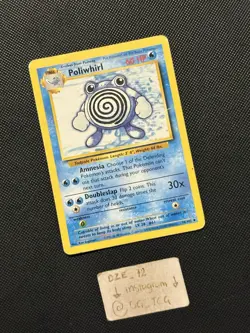 Pokemon 1999 WOTC Base Set - Poliwhirl - 38/102 - Non Holo Uncommon - MP-HP - Image 3