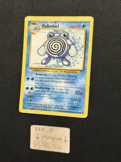 Pokemon 1999 WOTC Base Set - Poliwhirl - 38/102 - Non Holo Uncommon - MP-HP - Image 4